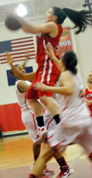 with the contact