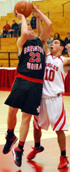 with the contact