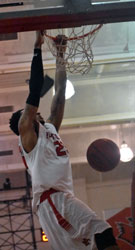 two handed dunk