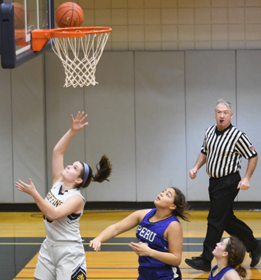 on the layup