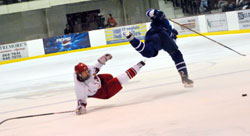 open ice hit
