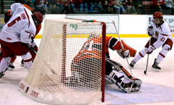 hit into net