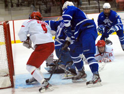 scramble in front
