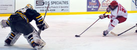 cuts in on goal