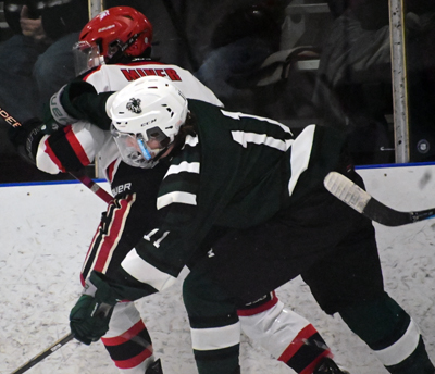 hit on the boards