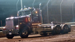 big rigs pulling
