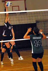 down the line