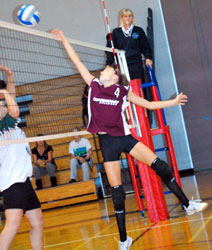 tip at the net