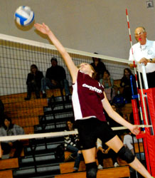 tip at the net