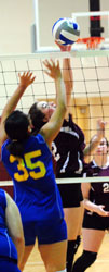 tip at the net