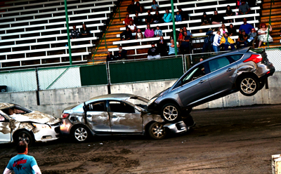 head on crash