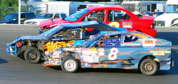 three wide