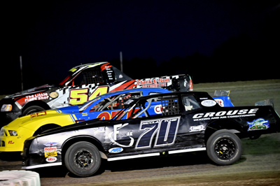 Jason McClatchie (70) wins in the Hartson Total Opening Renegades A Main Jason McClatchie (70) wins in the Hartson Total Opening Renegades A Main