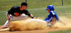 play at second