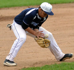 fielding grounder fielding grounder
