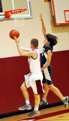 around the defender around the defender