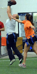fingertip catch fingertip touchdown