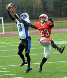 catch along the sidelines