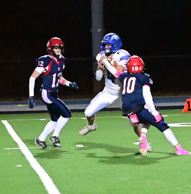 between defenders score