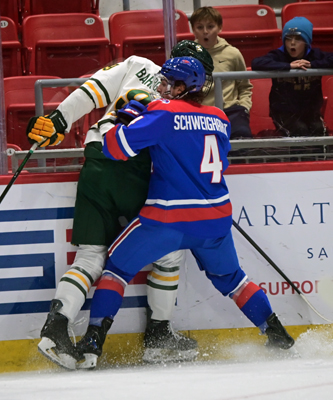 along the boards along the boards